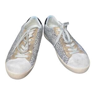 Gola Classics Women's Nova Oasis White Cheetah Sneakers Women's Size 6